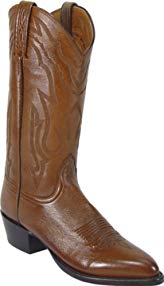 Lucchese 2000 Men's Antique Brown Calfskin Cowboy Boots