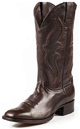 Stetson Men's Boone Calf Skin Boot Square Toe - 12-020-1740-0021 Br