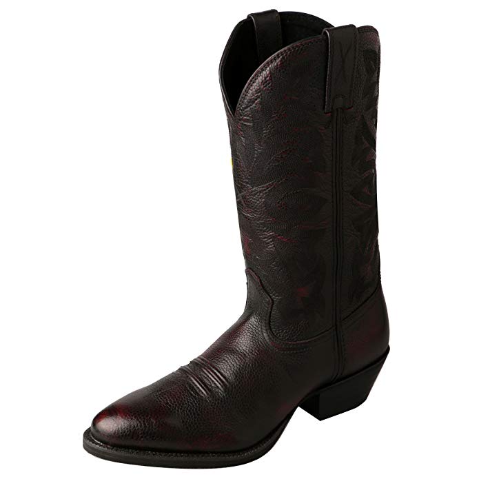 Twisted X Men's Burgundy Western Cowboy Boot Round Toe - Mwt0020