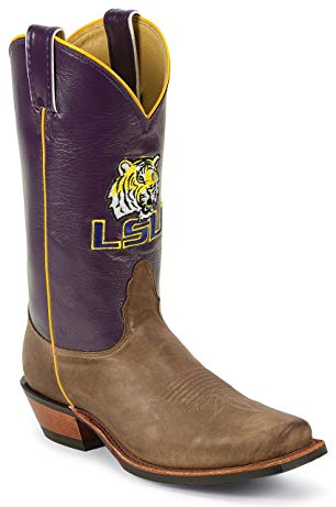 Nocona College Men's Louisiana State University Boot Snoot Toe