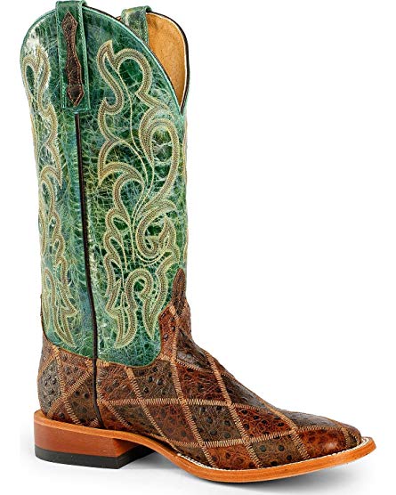 Horse Power Men's Patchwork Western Boot Square Toe - Hp1075 Move