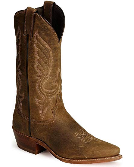 Abilene Men's Distressed Leather Cowboy Boot Snip Toe - 6436