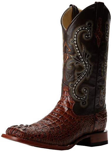 Ferrini Men's Print Crocodile S-Toe Western Boot