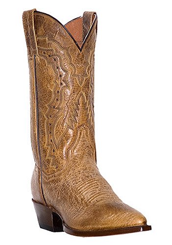 Laredo Mens Sandoval Tan Cowboy Boots Leather Square Toe