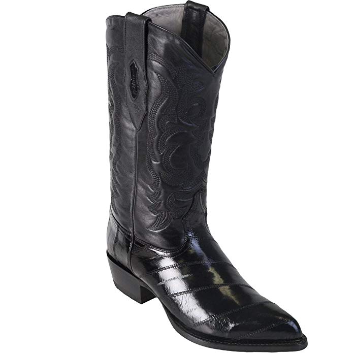 Original Black Eel LeatherJ-Toe Boot