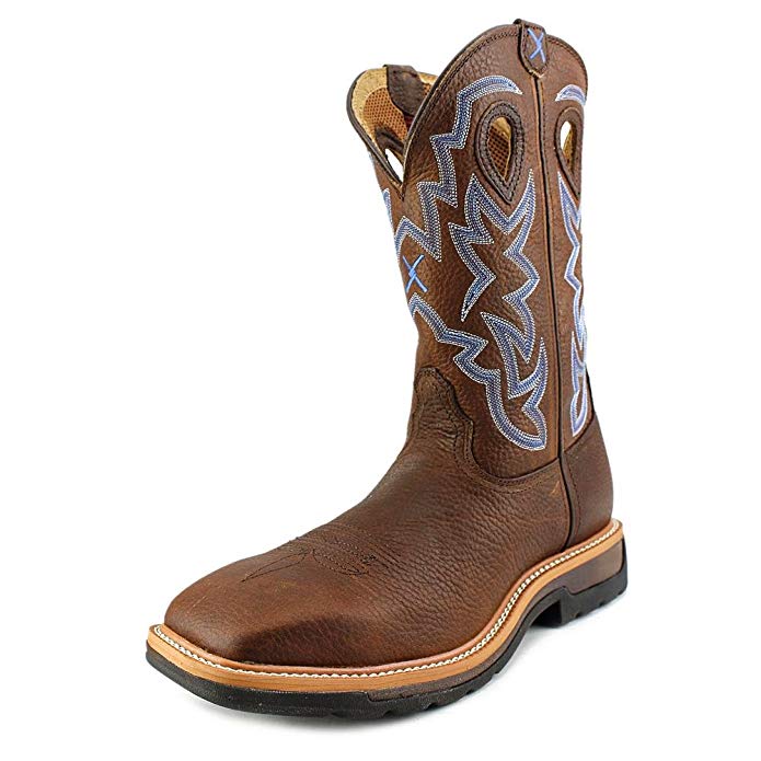 Twisted X Men's Lite Weight Work Boot Square Toe - Mlcw003