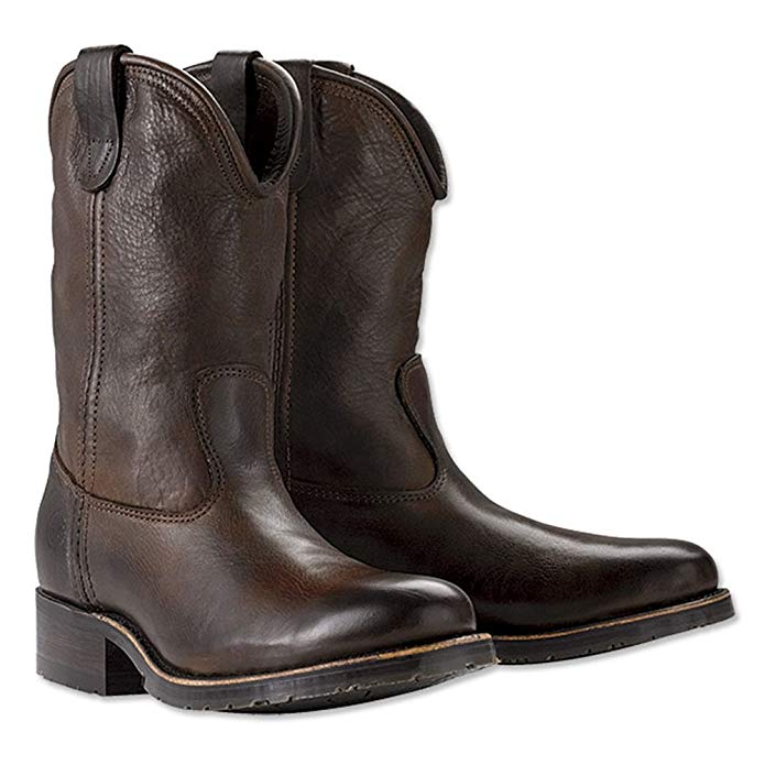 Hh Brown Oil-tanned Roper Boot