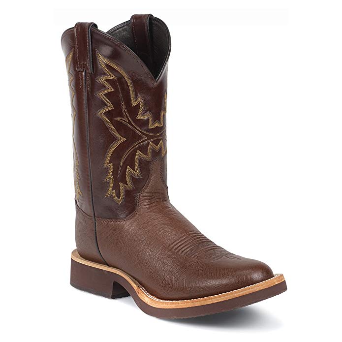 Justin Mens Smooth Ostrich 11in Boots