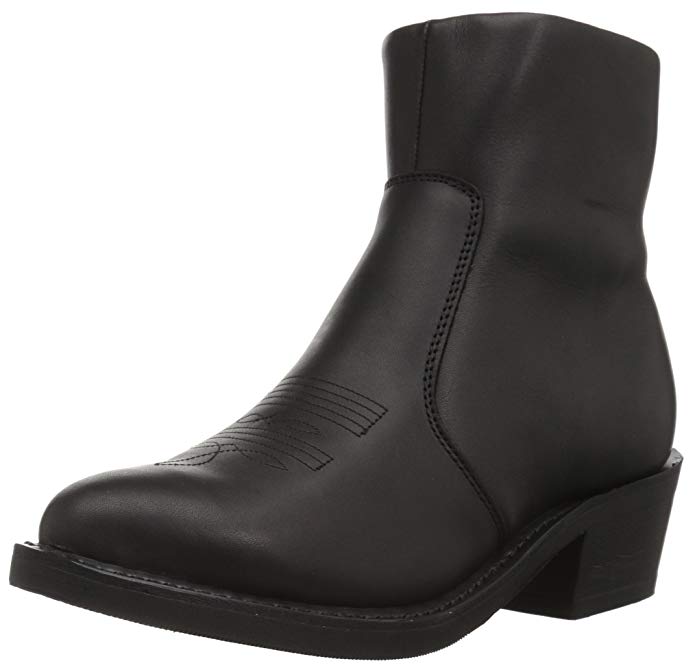 Durango Black Side Zip Western Boot