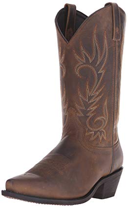 Laredo Men's Willow Creek Boot,Tan Crazyhorse,8.5 3E XW US