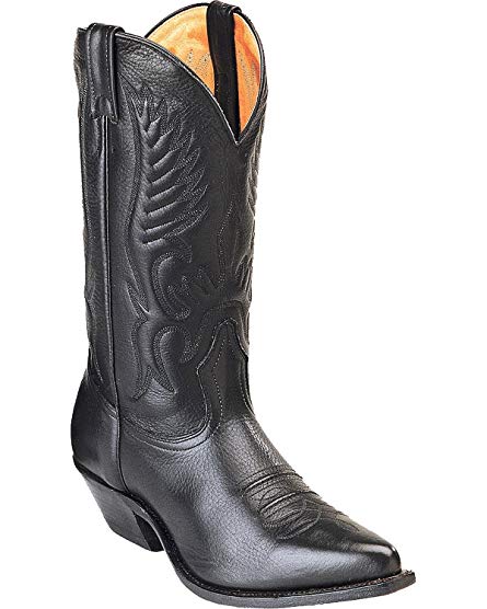 Boulet Men's Fancy Stitched Cowboy Boot Pointed Toe - 1867