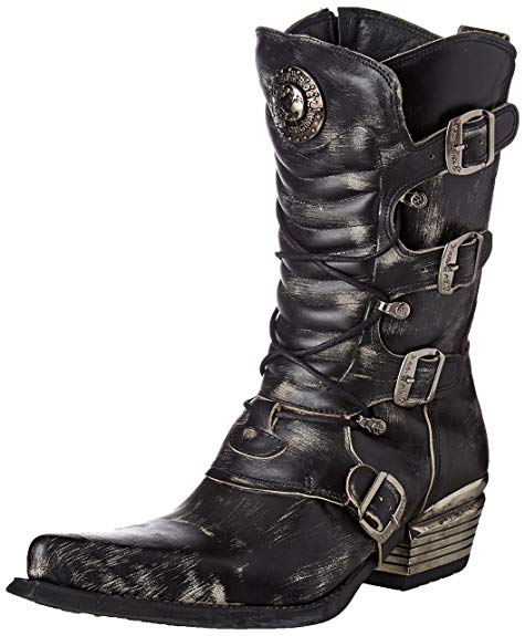 New Rock Mens M.7993-S3 Dallas Leather Boots