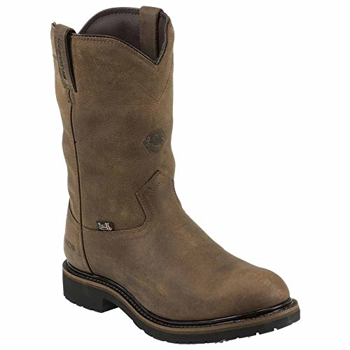 Justin WK4981 - Wyoming Waterproof Insulated Wide Round Workboot Steel Toe