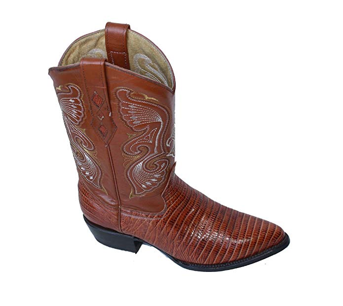 Cowboy boot's Genuine Leather Lizard Print Cowboy Handmade Luxury Boots