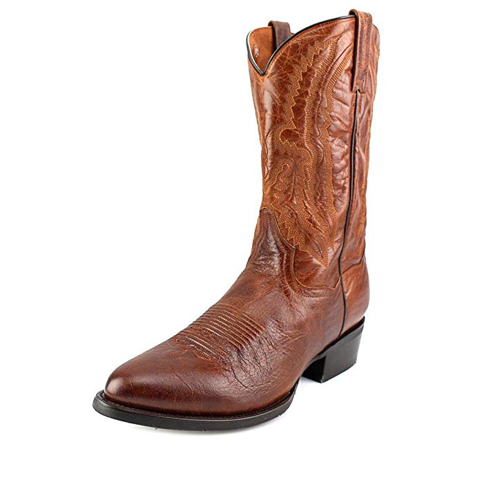 Dan Post Men's 12'' Cash Round Toe Western Leather Casual Boots