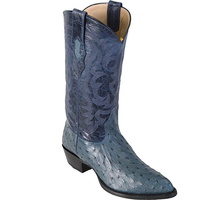 Original Blue Jeans Ostrich LeatherJ-Toe Boot