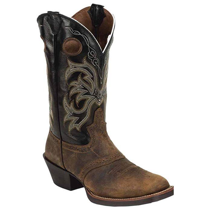 Justin Men's Punchy Stampede Cowboy Boot Square Toe - 2531