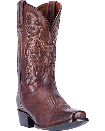 Dan Post Men's Centennial Chocolate Western Boot Square Toe Chocolate 12 EE