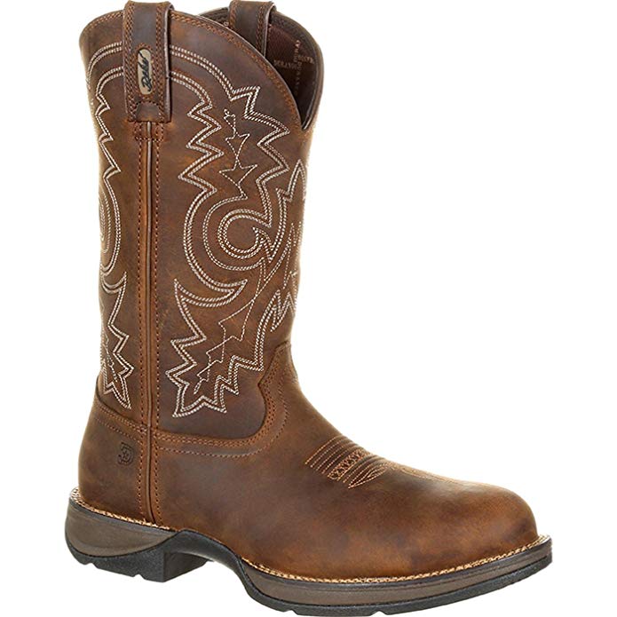 Durango Men's Rebel Waterproof Western Work Boot Steel Toe - Ddb0133