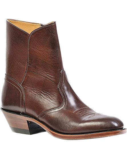 Boulet Men's Western Dress Side Zip Cowboy Boot Round Toe - 1118