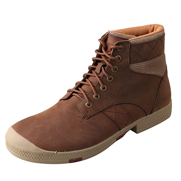 Twisted X Mens Brown Leather Crazy Horse Casuals for Cowboys Boots