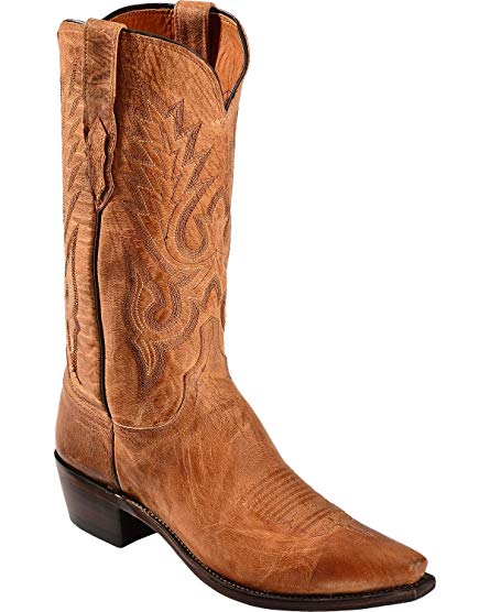 Lucchese Men's Handmade 1883 Mad Dog Goatskin Cowboy Boot Snip Toe - M1008 54