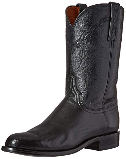 Lucchese Classics Men's Lawrence-blk Lonestar Calf Roper Riding Boot