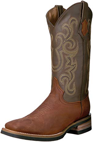 Ferrini Men's Maverick Brown Square Toe Western Boot