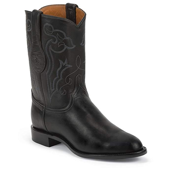 1020 Tony Lama Men's Rista Calf Western Boots - Black