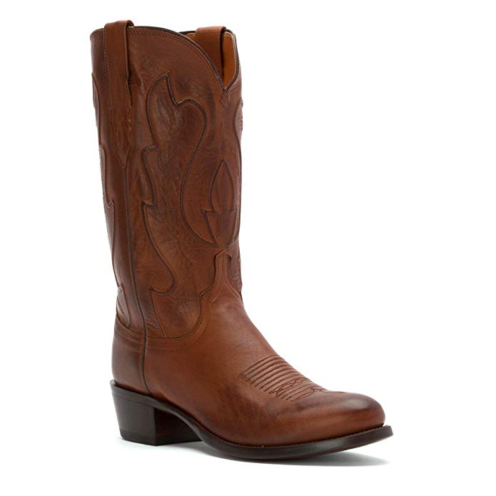 Lucchese Bootmaker Men's Cole-Tan Ranch Hand Riding Boot