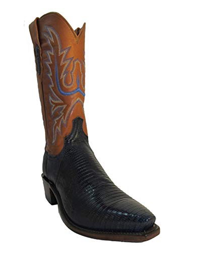 Lucchese1883 Men's Cowboy Boots N8953.54 Navy Blue
