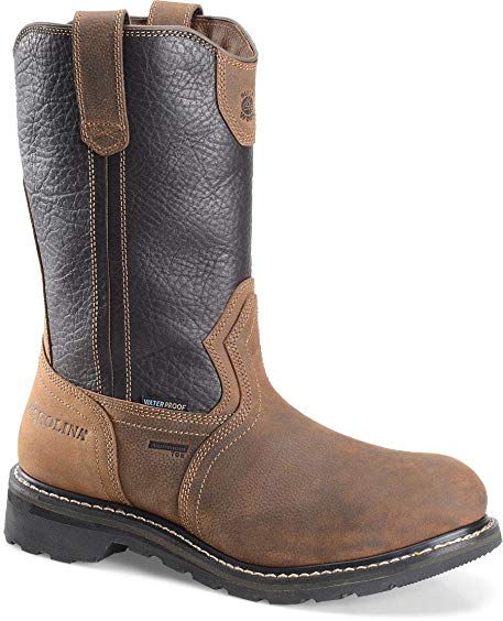 Carolina Mens Waterproof Wellington-Dark Brown