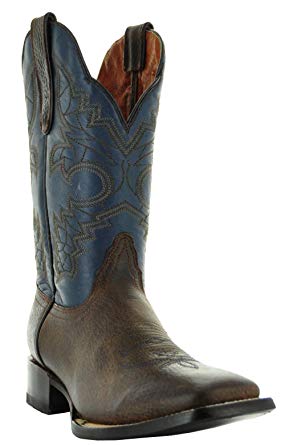 Two-Tone Men's Leather Cowboy Boots by Soto Boots