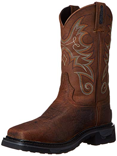 Tony Lama Men's Water Buffalo Comp Toe Western Boot