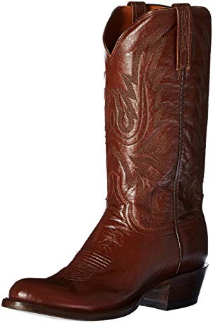 Lucchese Men's Carson Leather Cowboy Boot