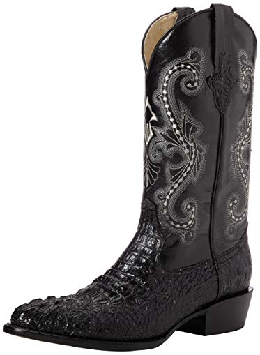 Ferrini Men's Print Crocodile R-Toe Western Boot